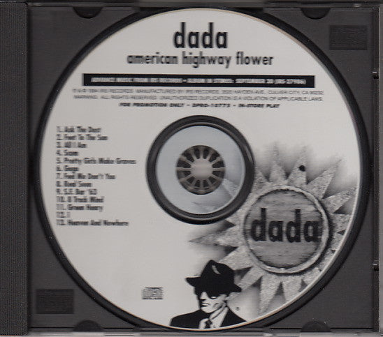 Dada (4) : American Highway Flower (CD, Advance, Album, Promo)