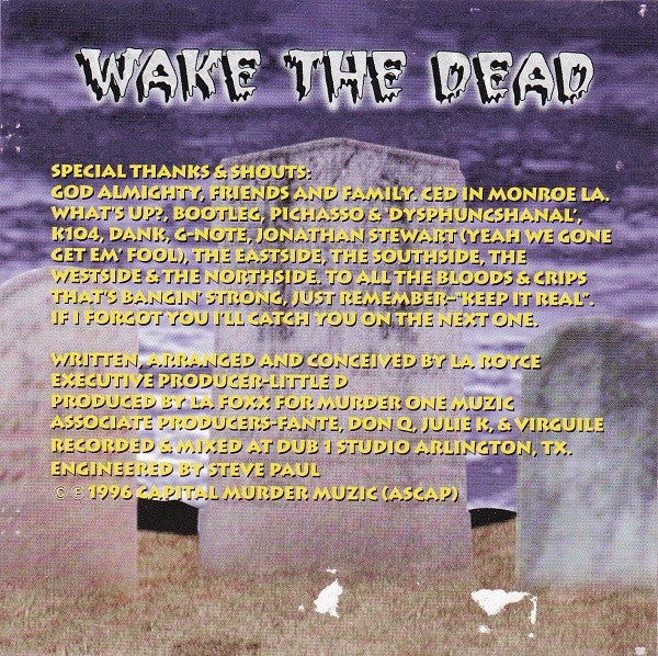 La Royce : Wake The Dead (CD, Album)