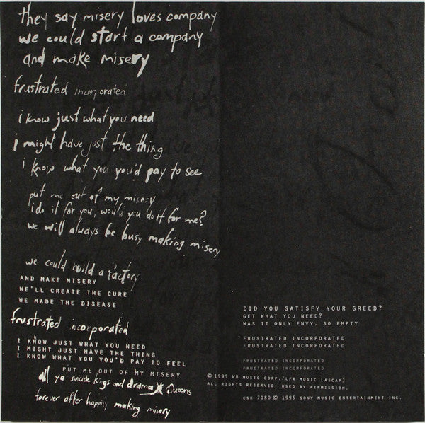 Soul Asylum (2) : Misery (CD, Single, Promo)