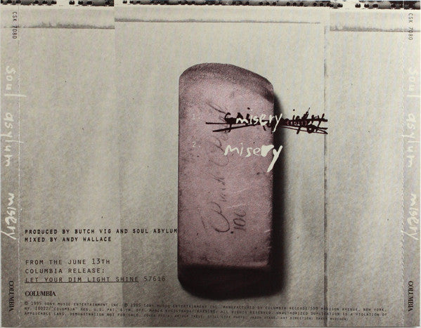 Soul Asylum (2) : Misery (CD, Single, Promo)