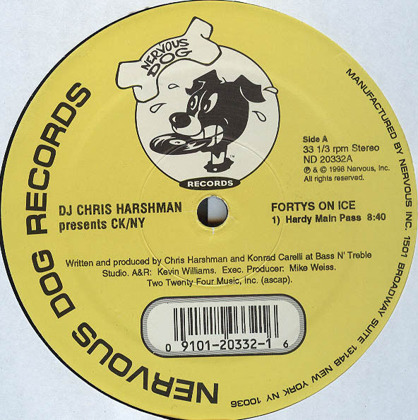 DJ Chris Harshman* Presents CK/NY : Fortys On Ice (12")
