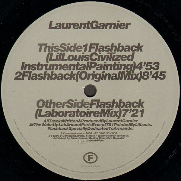 Laurent Garnier : Flashback (12")