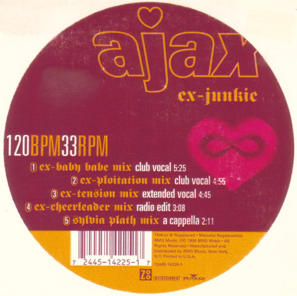 Ajax (2) : Ex-Junkie (12", Single)