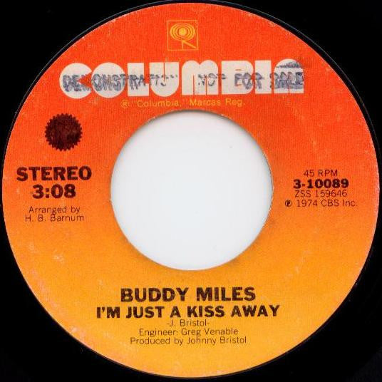 Buddy Miles : Pull Yourself Together / I'm Just A Kiss Away (7", Single)