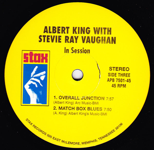 Albert King With Stevie Ray Vaughan : In Session (2xLP, Album, Ltd, Num, RE, 180)