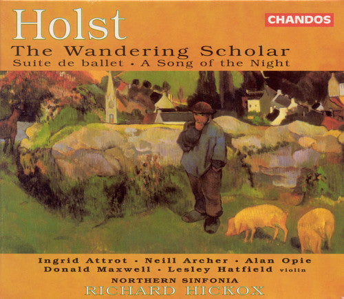 the album cover for Richard Hickox - Wandering Scholar Op 50 / Suite de Ballet Op 10