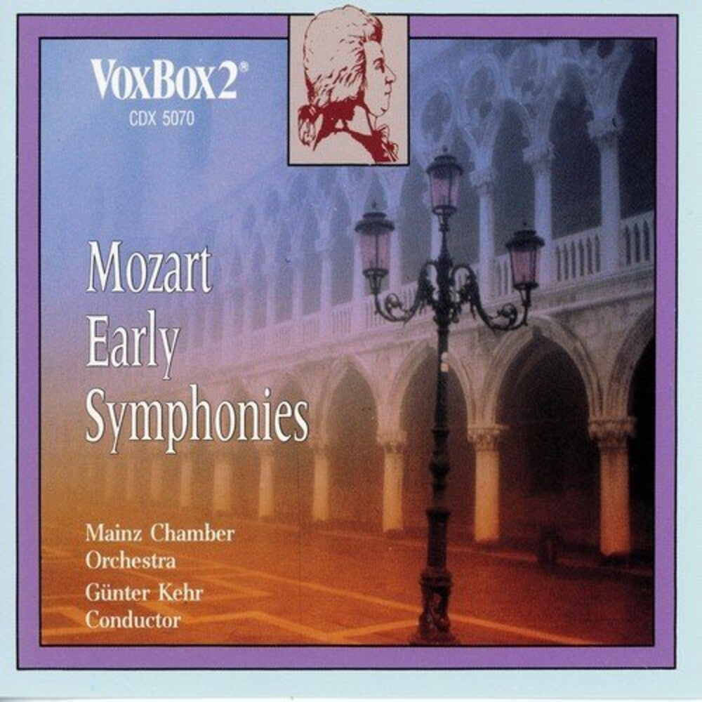 the album cover for Mainz Chamber Orchestra - Mozart: Early Symphonies