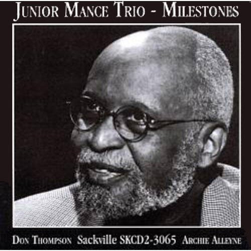 the album cover for Junior Mance - Milestones