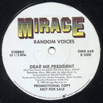 Random Voices : Dear Mr. President (12", Promo)