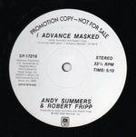 Andy Summers & Robert Fripp : I Advance Masked (12", Promo)