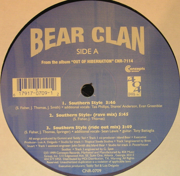 Bear Clan : Southern Style (12")