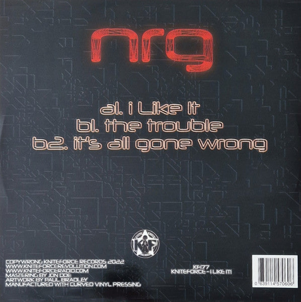 NRG* : I Like It EP (12", EP)