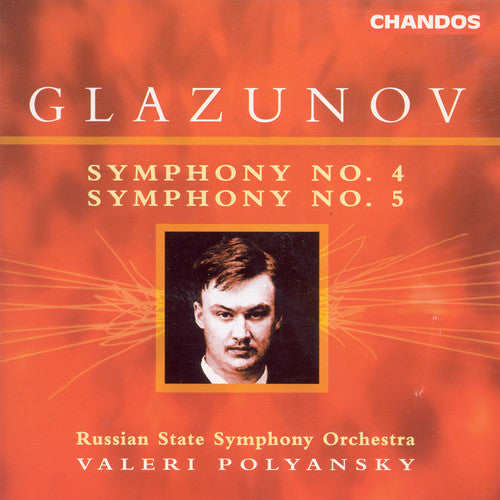 the album cover for Valery Polyansky - Symphony 4 E Flat Major / Symphony 5 B Flat Major