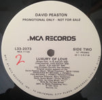 David Peaston : Luxury Of Love (12", Promo)
