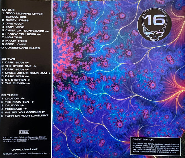 Grateful Dead* : Dick's Picks Volume Sixteen: Fillmore Auditorium - 11/8/69 (3xHDCD, Album)