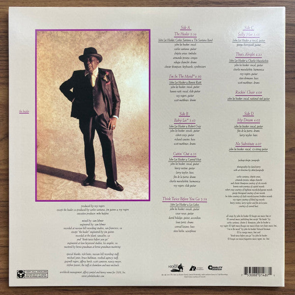 John Lee Hooker : The Healer (2x12", Album, Dlx, Ltd, RE, RM)