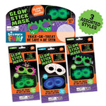 Glow in the Dark Halloween Mask & Glowstick