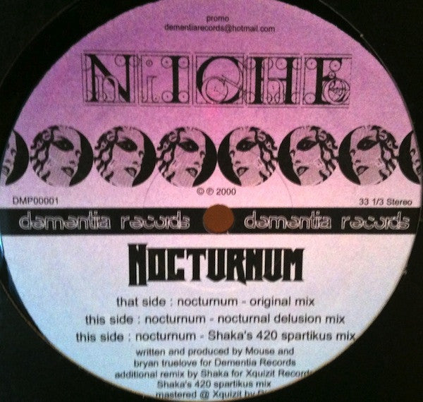 Niche (4) : Nocturnum (12", Promo)