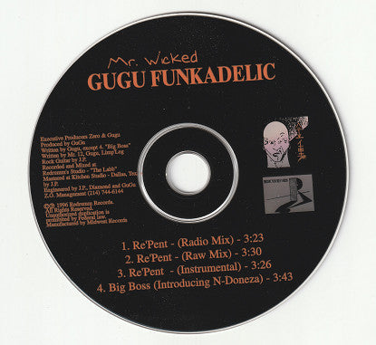 Mr. Wicked Gugu Funkadelic* : Re'Pent (CD, Single, Promo)