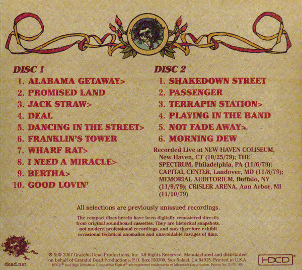 Grateful Dead* : Road Trips Vol. 1 No. 1: Fall '79 (3xHDCD, Album)