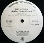 Randyandy* : The People (Living In The U.S.A.) (12", Promo)