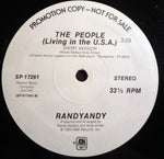 Randyandy* : The People (Living In The U.S.A.) (12", Promo)