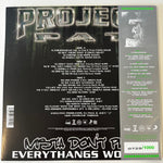 Project Pat : Mista Don't Play Everythangs Workin (2xLP, Album, Ltd, RE, Sli)