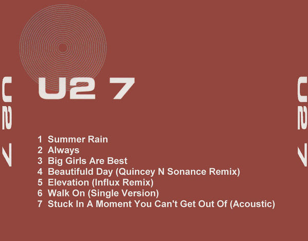 U2 : 7 (CD, EP, Ltd)