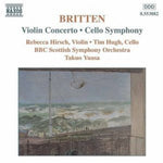 the album cover for REBECCA HIRSCH - Violin Concerto / Cello Symphony