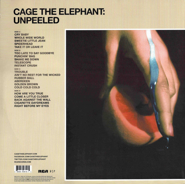 Cage The Elephant : Unpeeled (2xLP, Album)