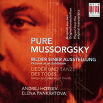 the album cover for Andrej Hoteev Elena Pankra - Pure Mussorgsky-Pictures at An Exhibition & Songs