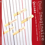 the album cover for Redel / Duo Imaginaire - Quinar-5 New Works for Clarinet & Harp