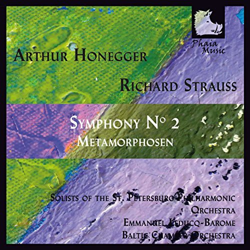 the album cover for Honegger / Soloist Of St Petersburg Phil Orch / L - Sym 2-Metamorphosen