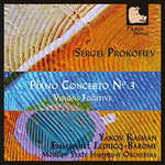the album cover for Porkofiev / Kasman / Leducq-Barome / Moscow State - Pno Con 3 & Visions Fugitive