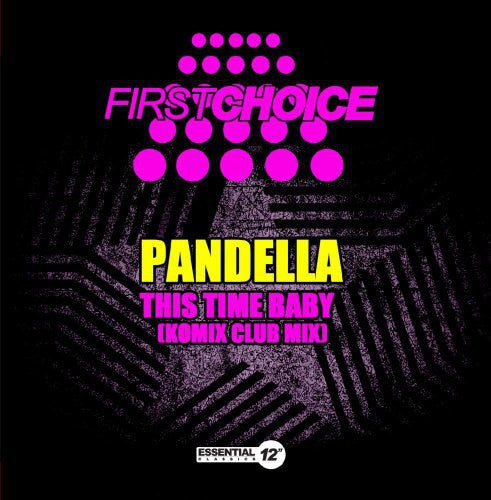the album cover for Pandella - This Time Baby (Komix Club Mix)
