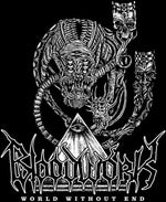 the album cover for Bloodwork - World Without End