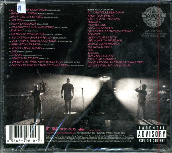 Green Day : Awesome As F**k (CD, Album + DVD, NTSC, Bon)