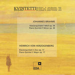 the album cover for Brahms / Kvintetti - Piano Quintets