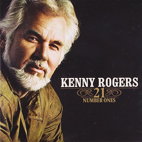 the album cover for Kenny Rogers - 21 Number Ones-Int'l