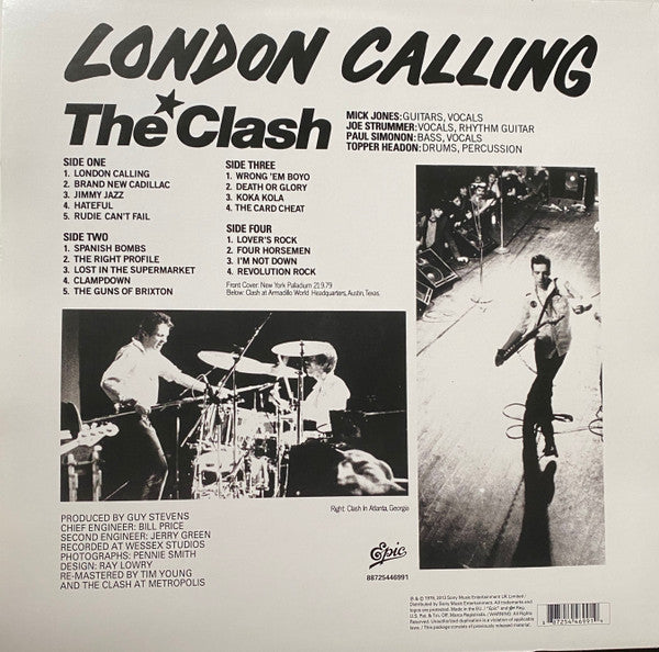 The Clash : London Calling (2xLP, Album, RE, RM, 180)