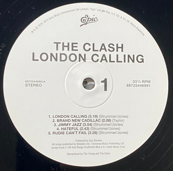 The Clash : London Calling (2xLP, Album, RE, RM, 180)