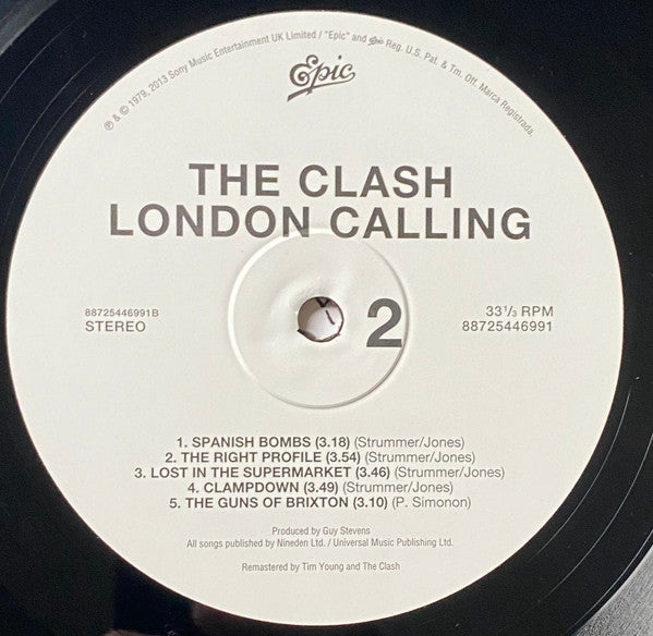 The Clash : London Calling (2xLP, Album, RE, RM, 180)