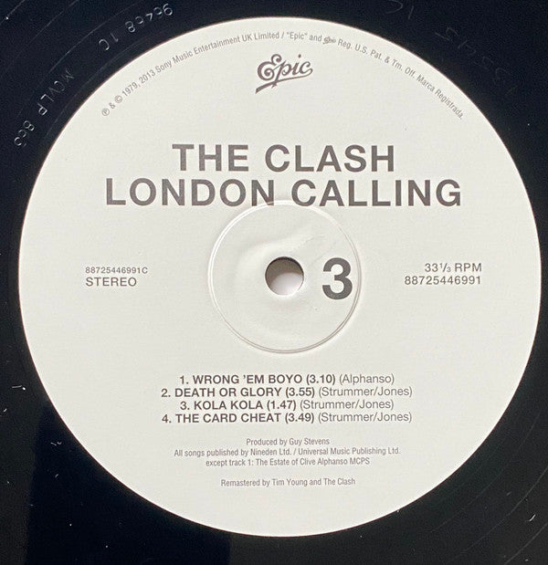 The Clash : London Calling (2xLP, Album, RE, RM, 180)