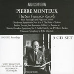 the album cover for Beethoven / Bach / Berlioz - Pierre Monteux