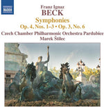 the album cover for Beck / Stilec / Czech Chamber Phil Orch Pardubice - Syms Op. 4 1-3 & Op. 3 6