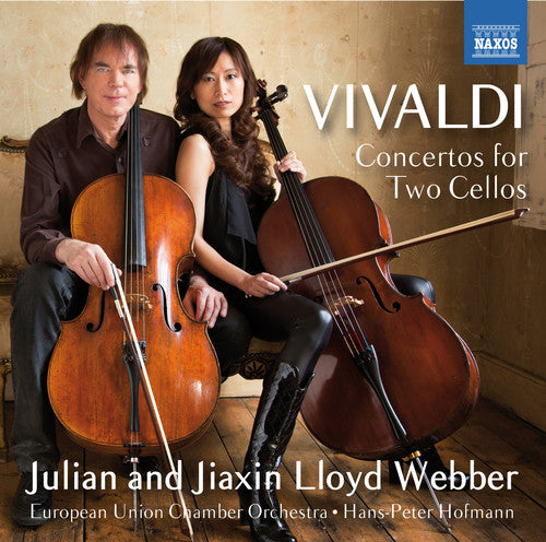 the album cover for Vivaldi / Piazzolla / Webber / Jiaxin Lloyd - Cons for Two Cellos