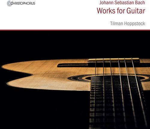 the album cover for Bach / Hoppstock - Works for Guitar