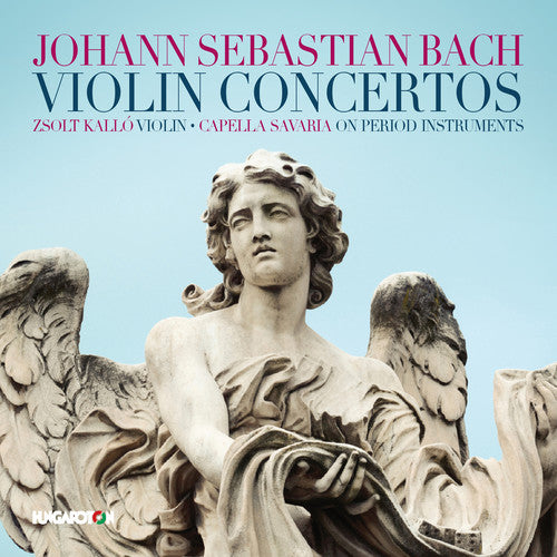 the album cover for Bach / Kallo / Capella Savaria - Violin Cons