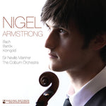 the album cover for Bartok / Bach / Korngold / Armstrong / Marriner - Works for Violin