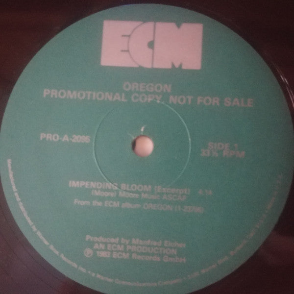 Oregon : Impending Bloom (12", Promo)